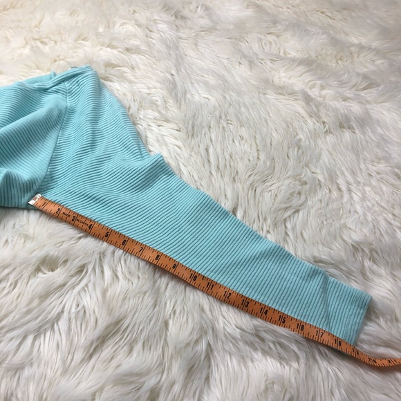 Forever 21 baby blue pullover M scoop neck ribbed - Picture 7 of 8